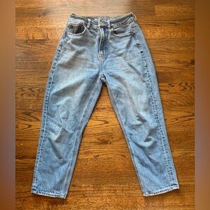 American Eagle  Women's mom straight Jeans 2 x short high rise ankle